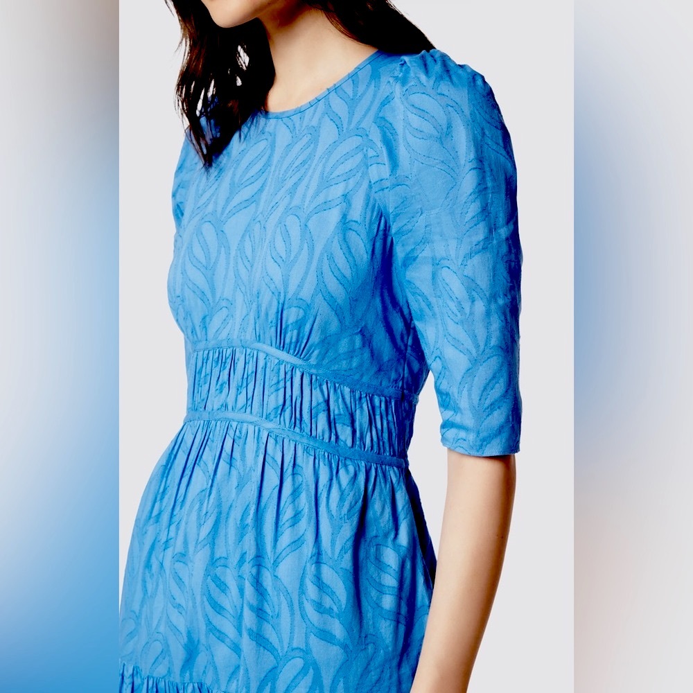 Joie Nadeen Regatta Blue Midi Dress, size 8, NWT